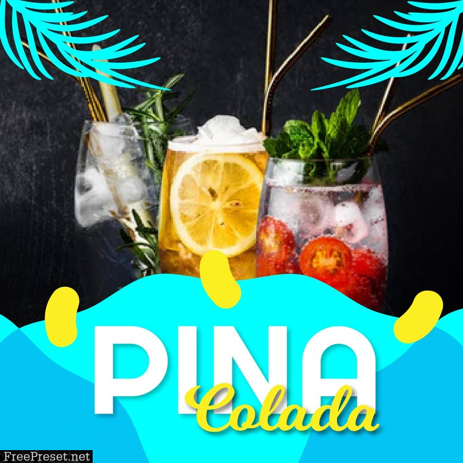 Pina colada Social Media Posts BNW2HME