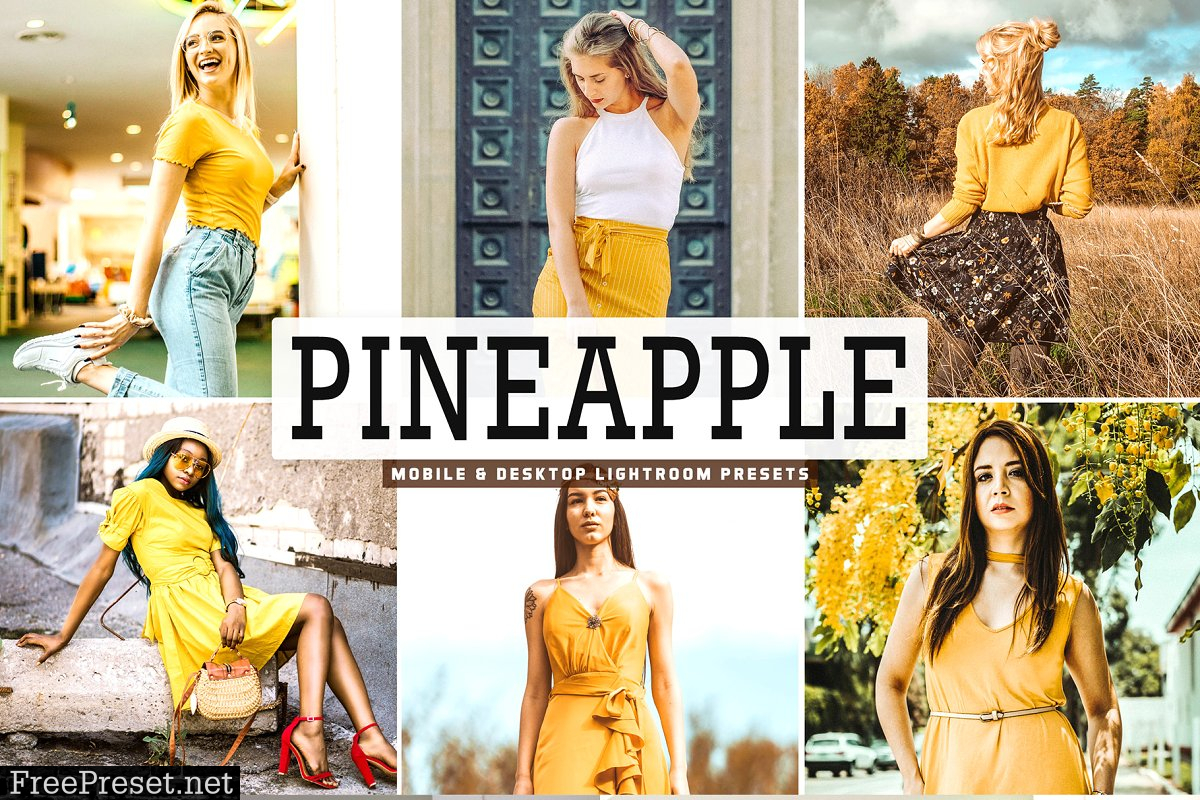 Pineapple Lightroom Presets Pack 3629223