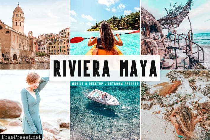 Riviera Maya Mobile & Desktop Lightroom Presets