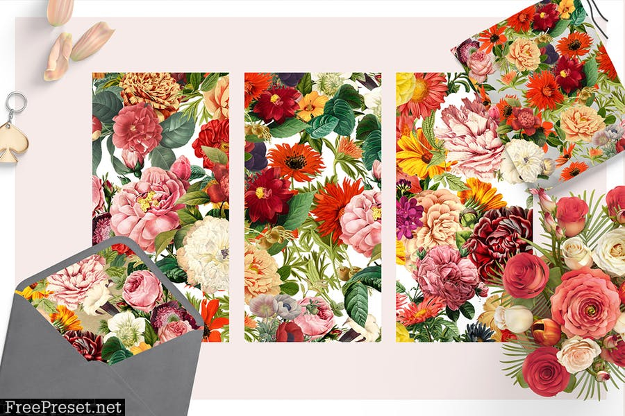 ROYAL - Seamless Flower Patterns WHHWJZP