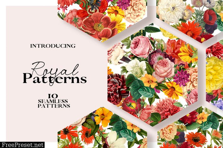 ROYAL - Seamless Flower Patterns WHHWJZP