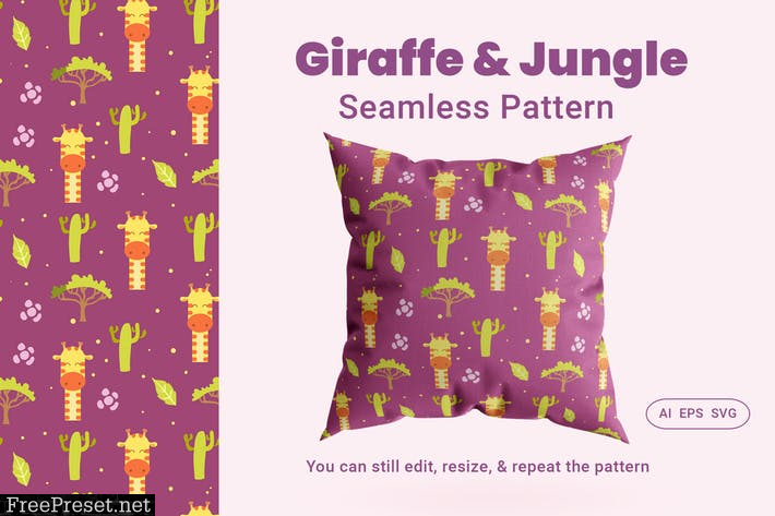 Seamless Pattern Jungle SA89695