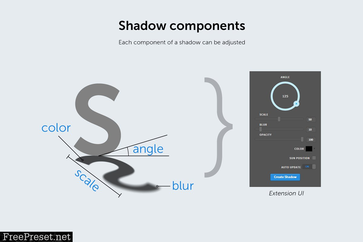 Shadow - Photoshop Extension 3934745