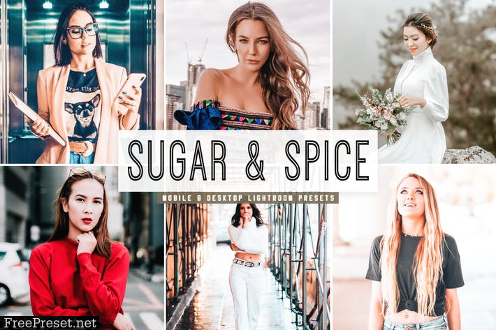 Sugar & Spice Mobile & Desktop Lightroom Presets