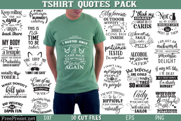 T-shirt Quotes Bundle 2848125