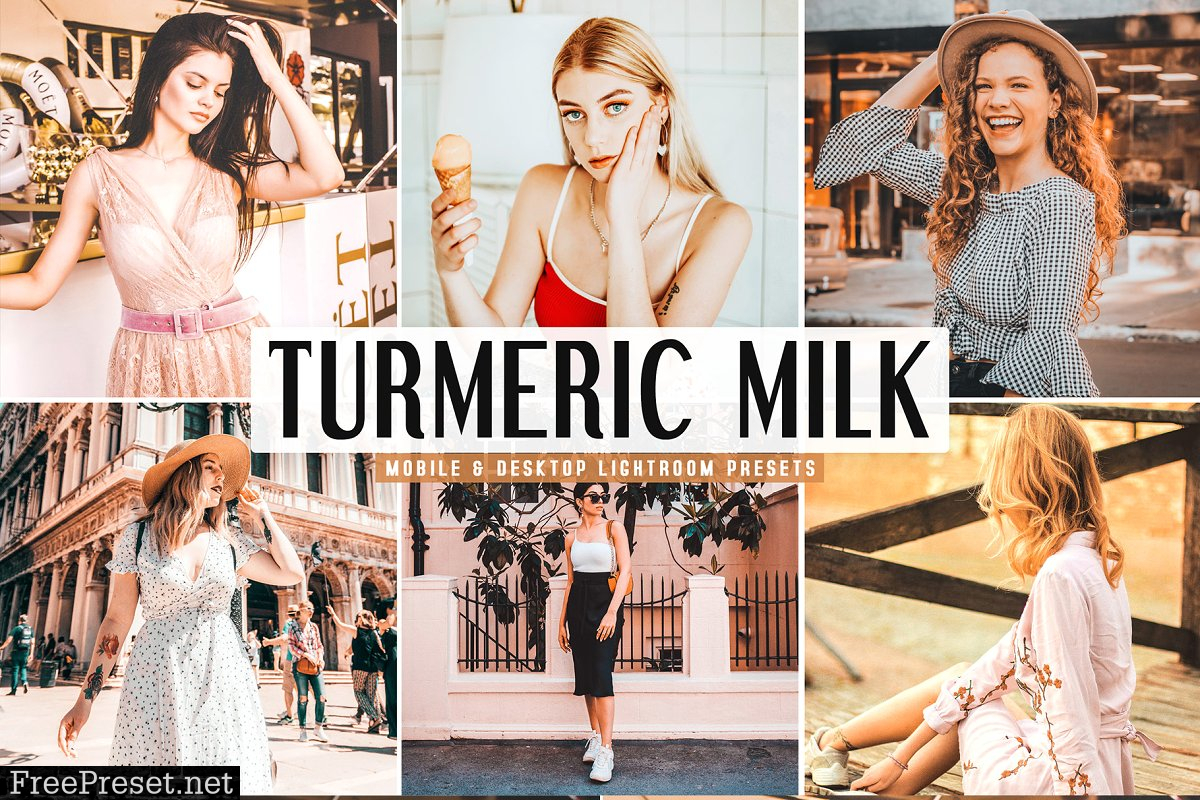 Turmeric Milk Lightroom Presets Pack 3623773