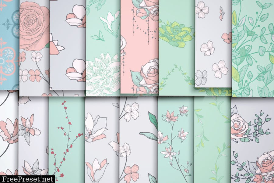 31 Floral Patterns Pack BNQM4R