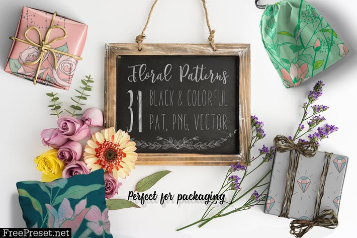 31 Floral Patterns Pack BNQM4R