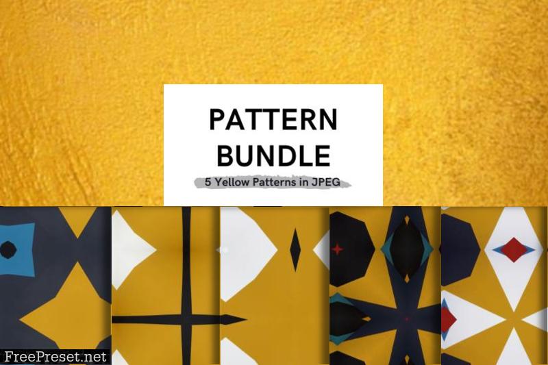 5 Kaleidoscope Patterns Bundle