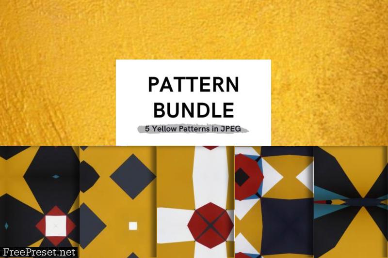 5 Kaleidoscope Patterns Bundle