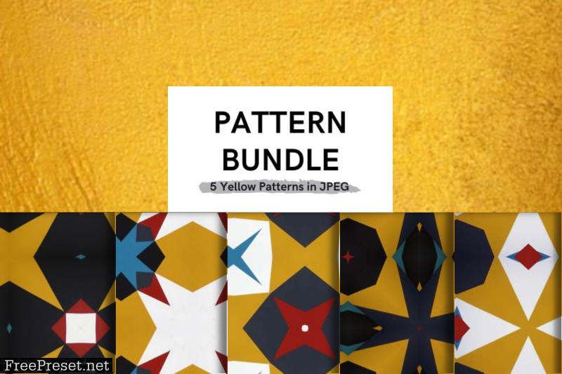 5 Kaleidoscope Patterns Bundle