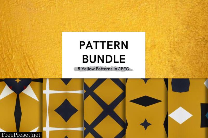 5 Kaleidoscope Patterns Bundle