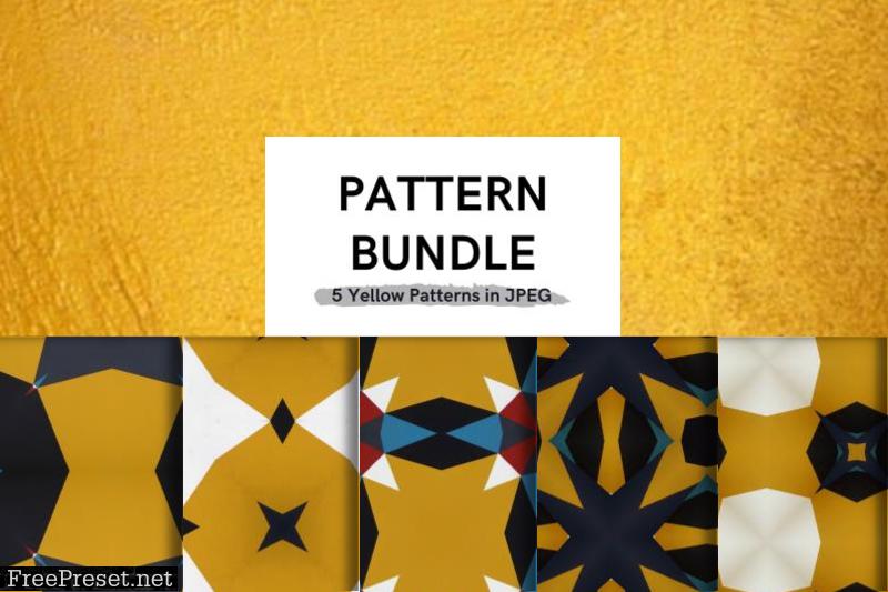 5 Kaleidoscope Patterns Bundle