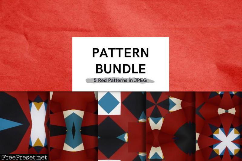 5 Kaleidoscope Patterns Bundle