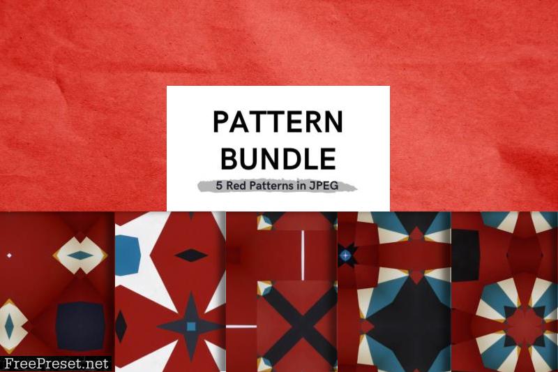 5 Kaleidoscope Patterns Bundle