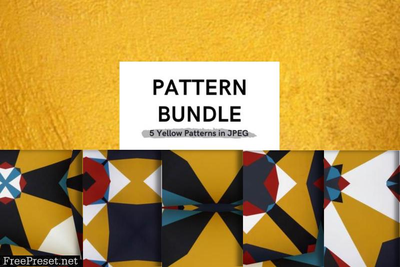 5 Kaleidoscope Patterns Bundle