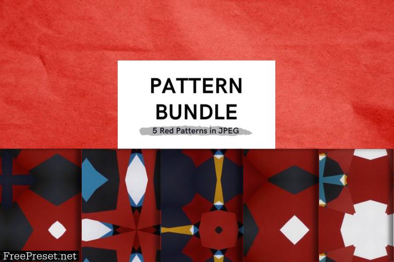 5 Kaleidoscope Patterns Bundle