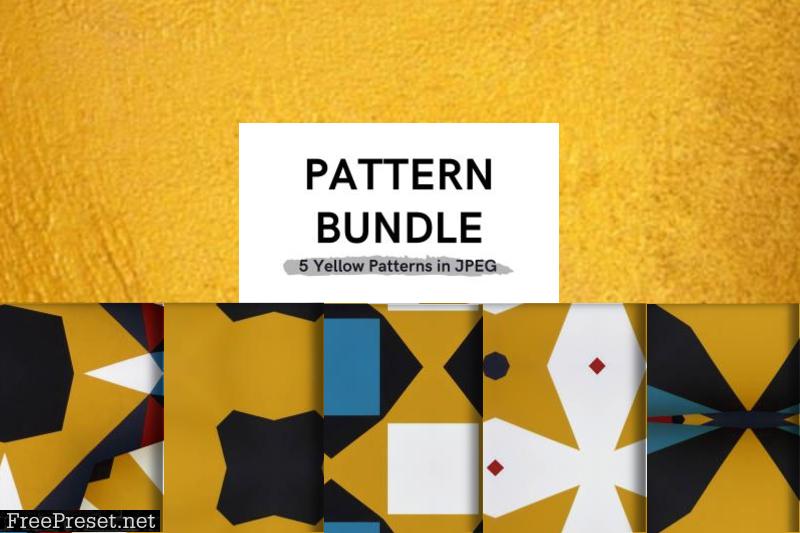 5 Kaleidoscope Patterns Bundle