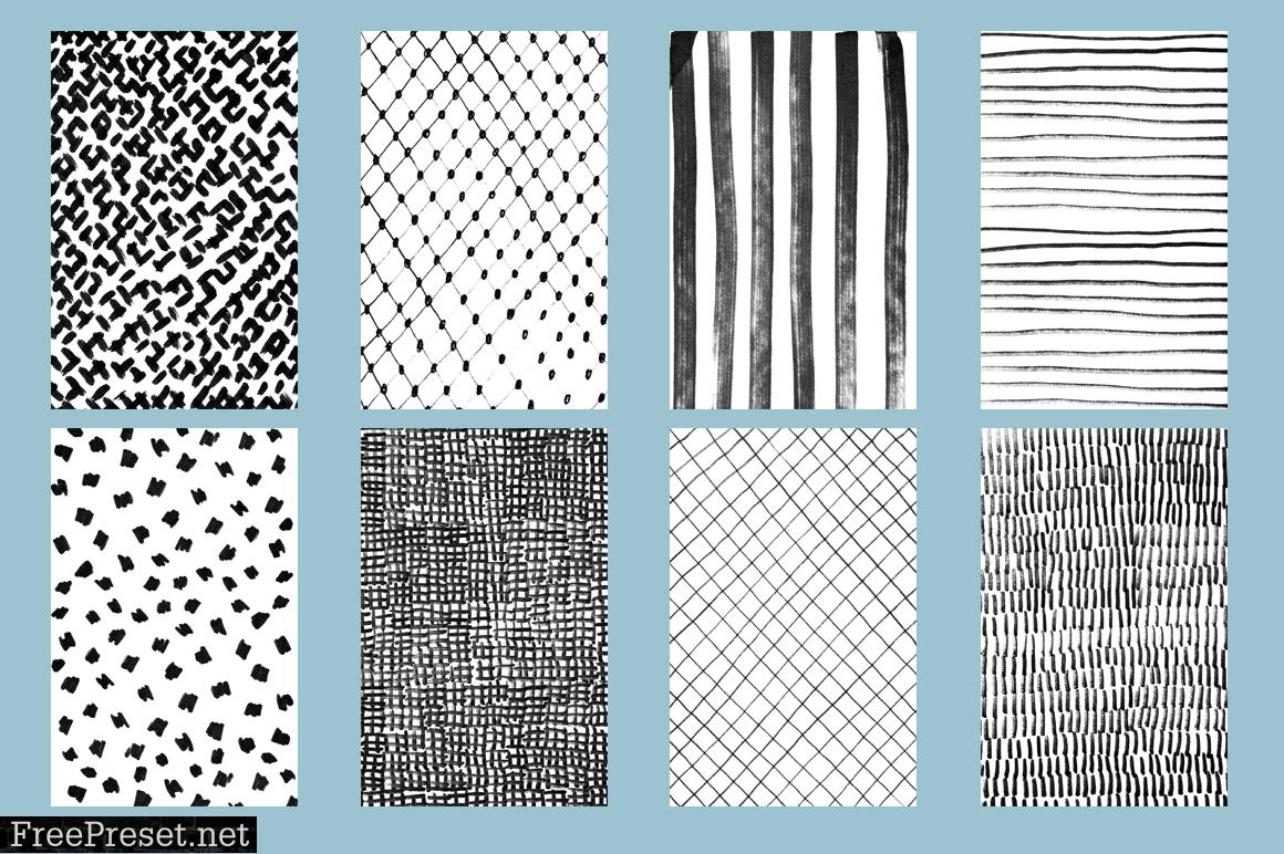 50 Hand Drawn Pattern Kit