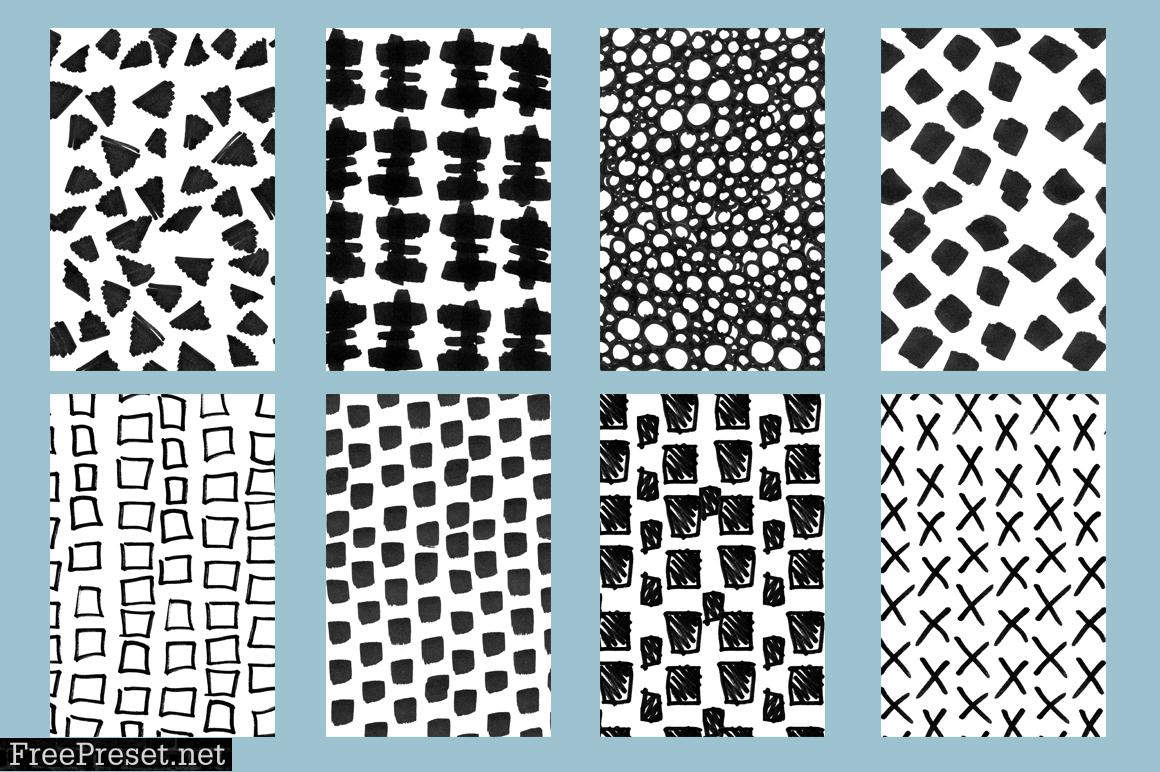 50 Hand Drawn Pattern Kit