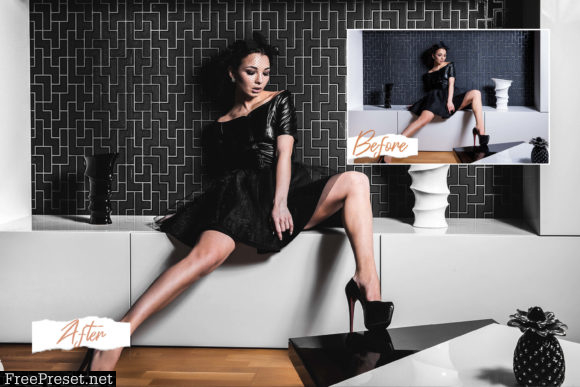 6 Lightroom Presets Black Luxury Theme 3876397