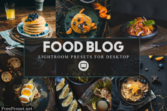 8 Desktop Lightroom Preset ACR Food Blog