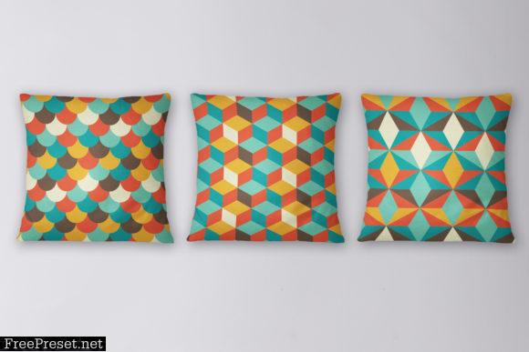 8 Seamless Modern Retro Patterns