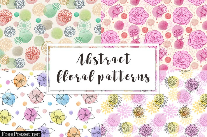 Abstract Floral Seamless Pattern NRWAVC