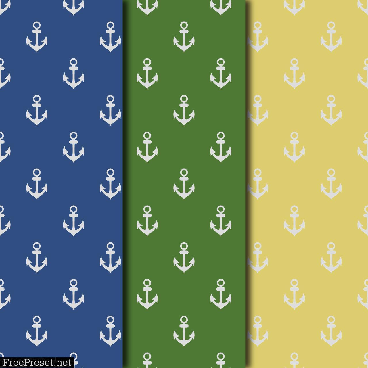 Anchors Aweigh Digital Paper Collection