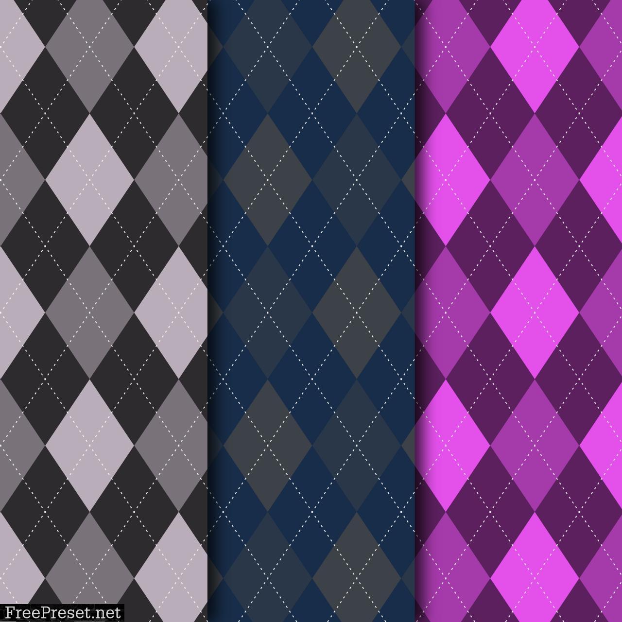 Argyle Socks Digital Paper Collection