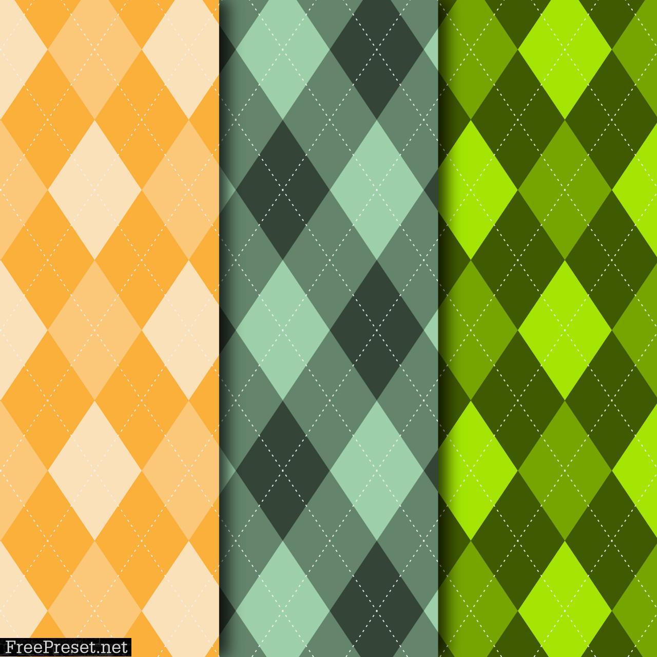 Argyle Socks Digital Paper Collection