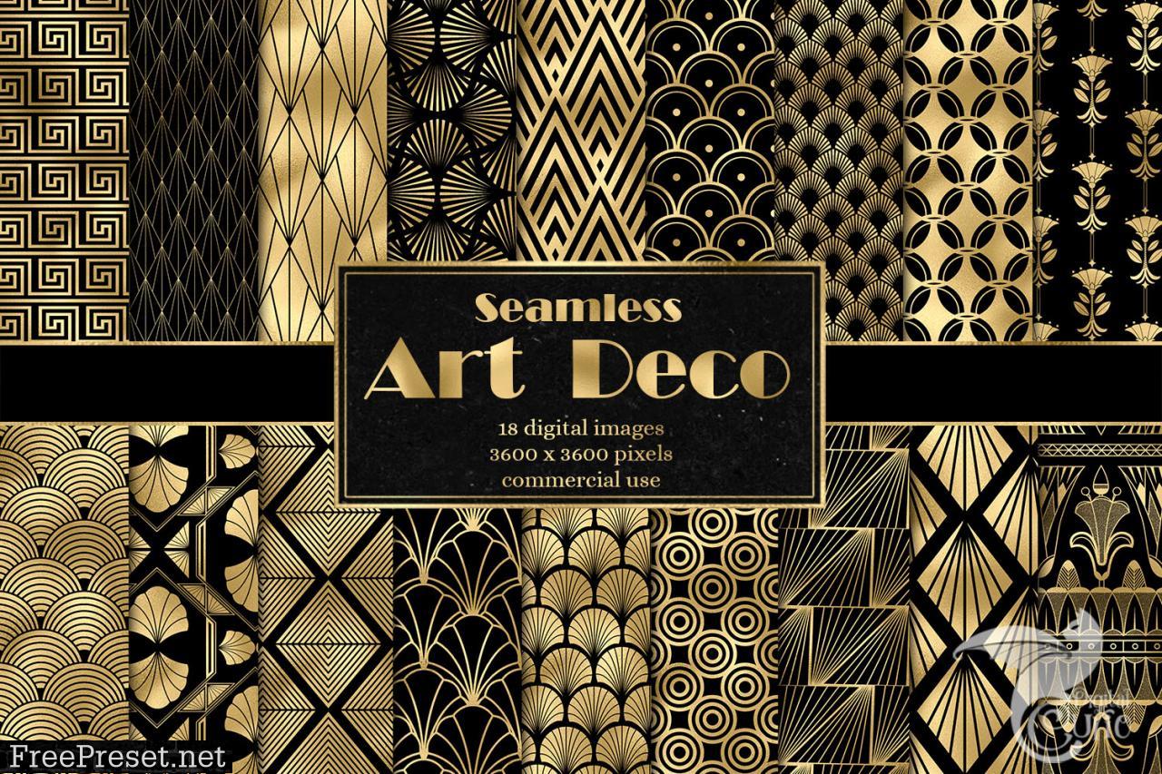 Art Deco Digital Paper