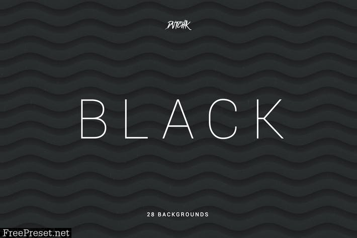 Black | Soft Abstract Wavy Backgrounds 5J6PSJZ