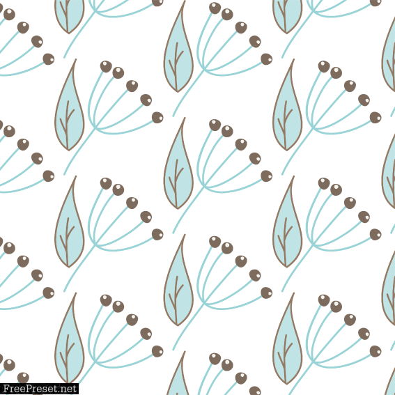 Blue Spring Pattern