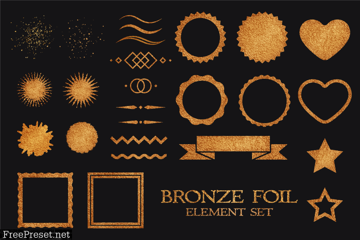 Bronze Foil Set