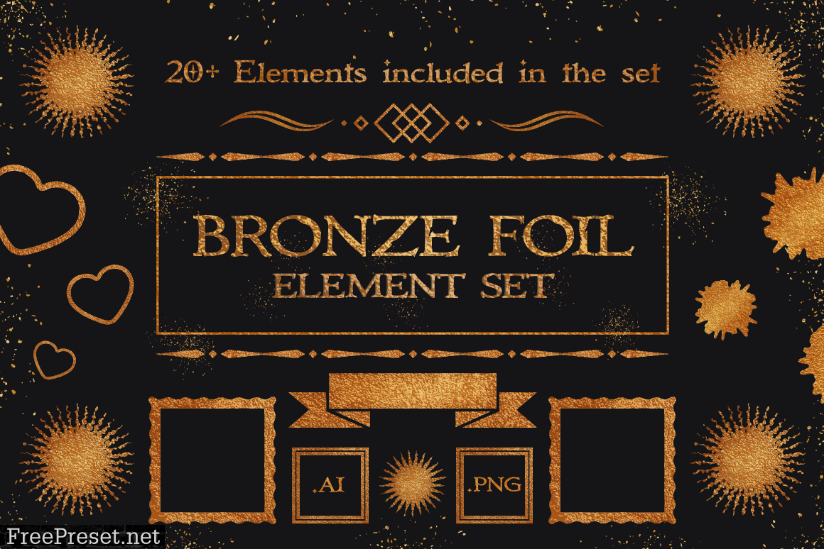 Bronze Foil Set