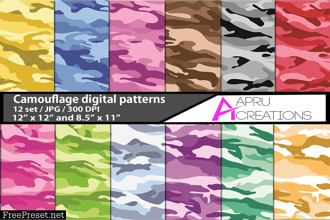 Camouflage Digital Papers