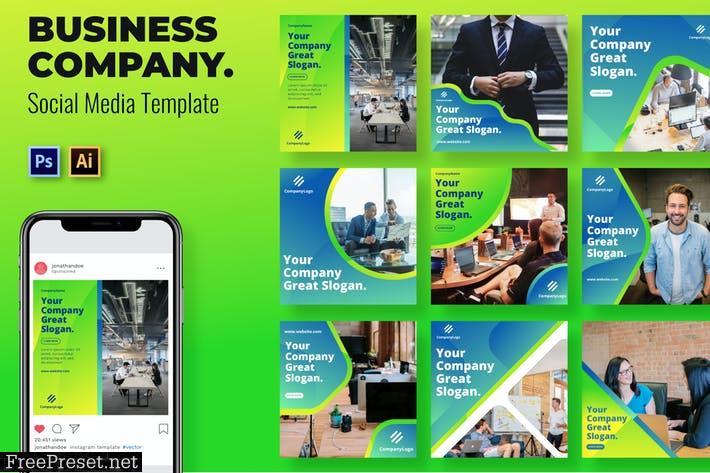 Company Social Media Template V2KCCRA