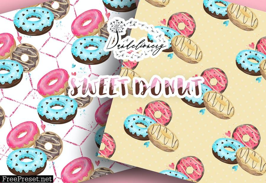 Donut digital paper pack ZRK6UKR