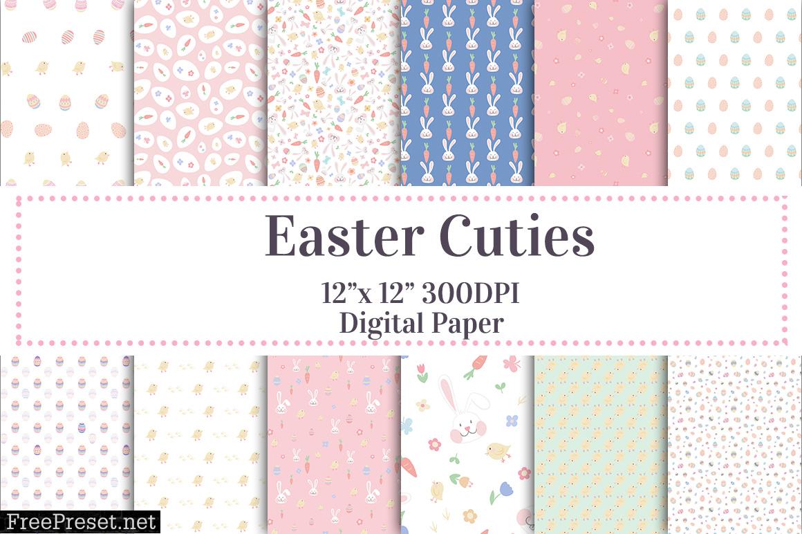 Easter Cuties Digital Paper