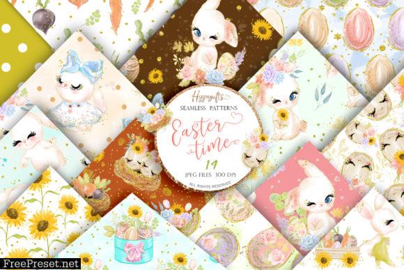 Easter Seamless Patterns