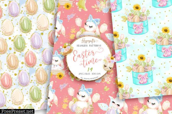 Easter Seamless Patterns