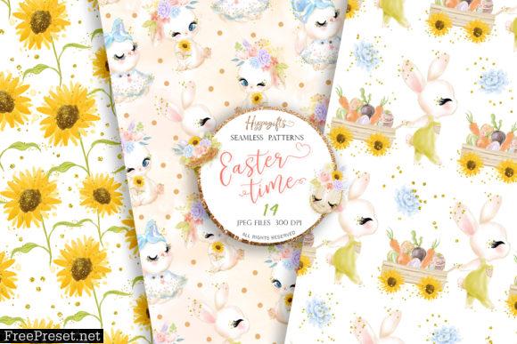 Easter Seamless Patterns