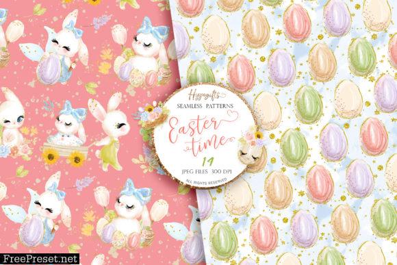 Easter Seamless Patterns