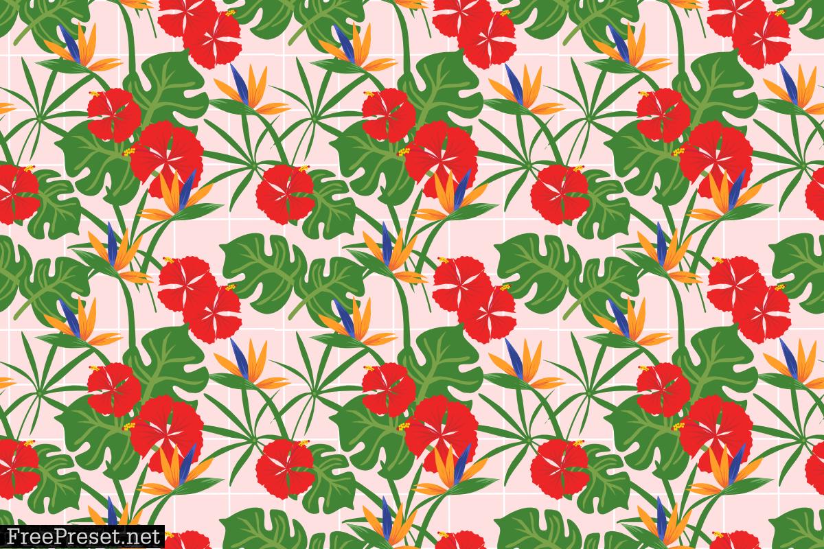 Exotic Tropical Seamless Pattern