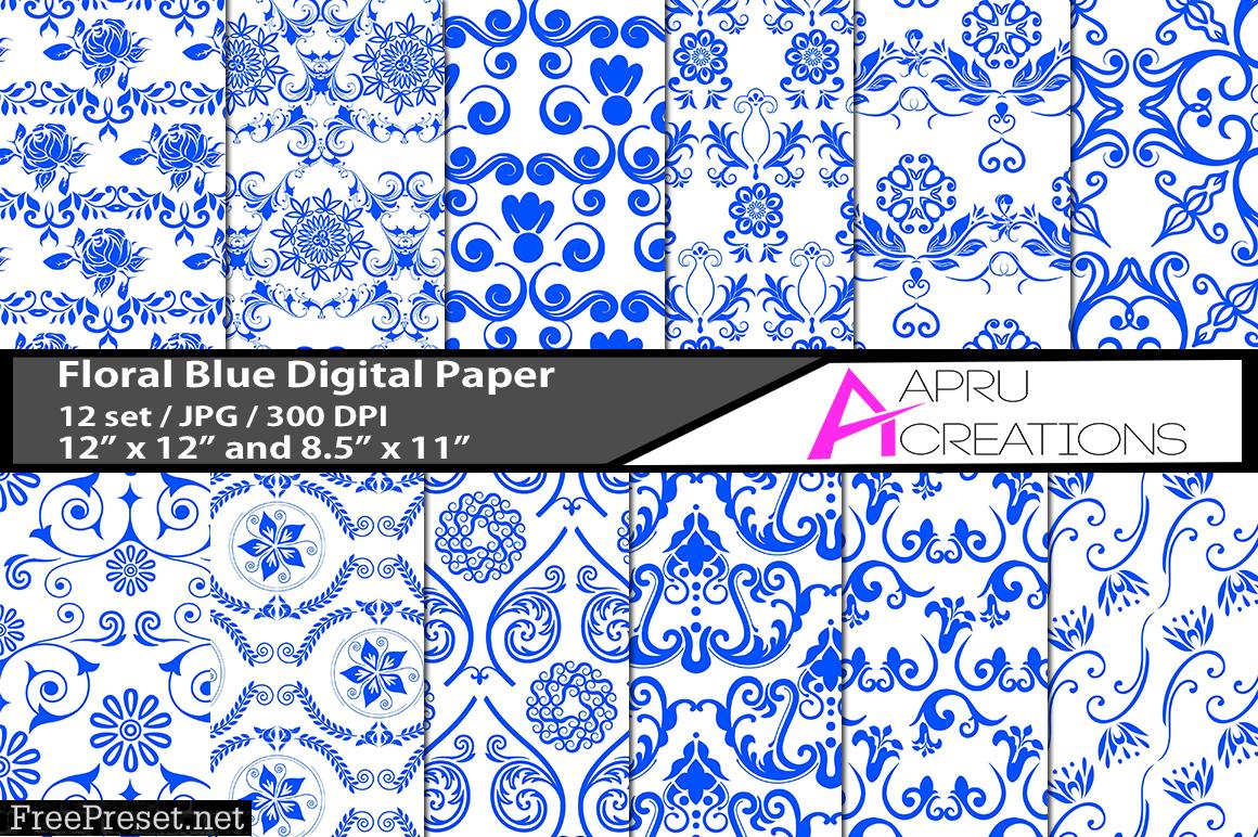 Flower Pattern Digital Papers