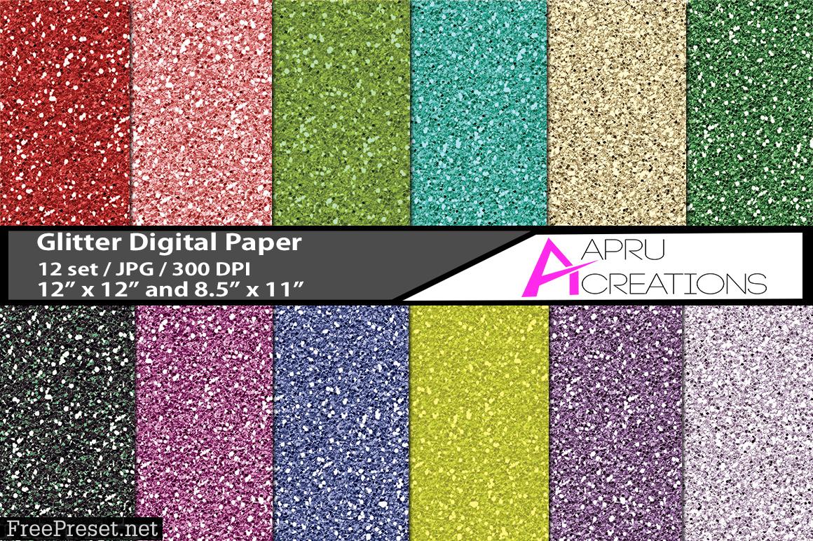 Glitter Digital Papers