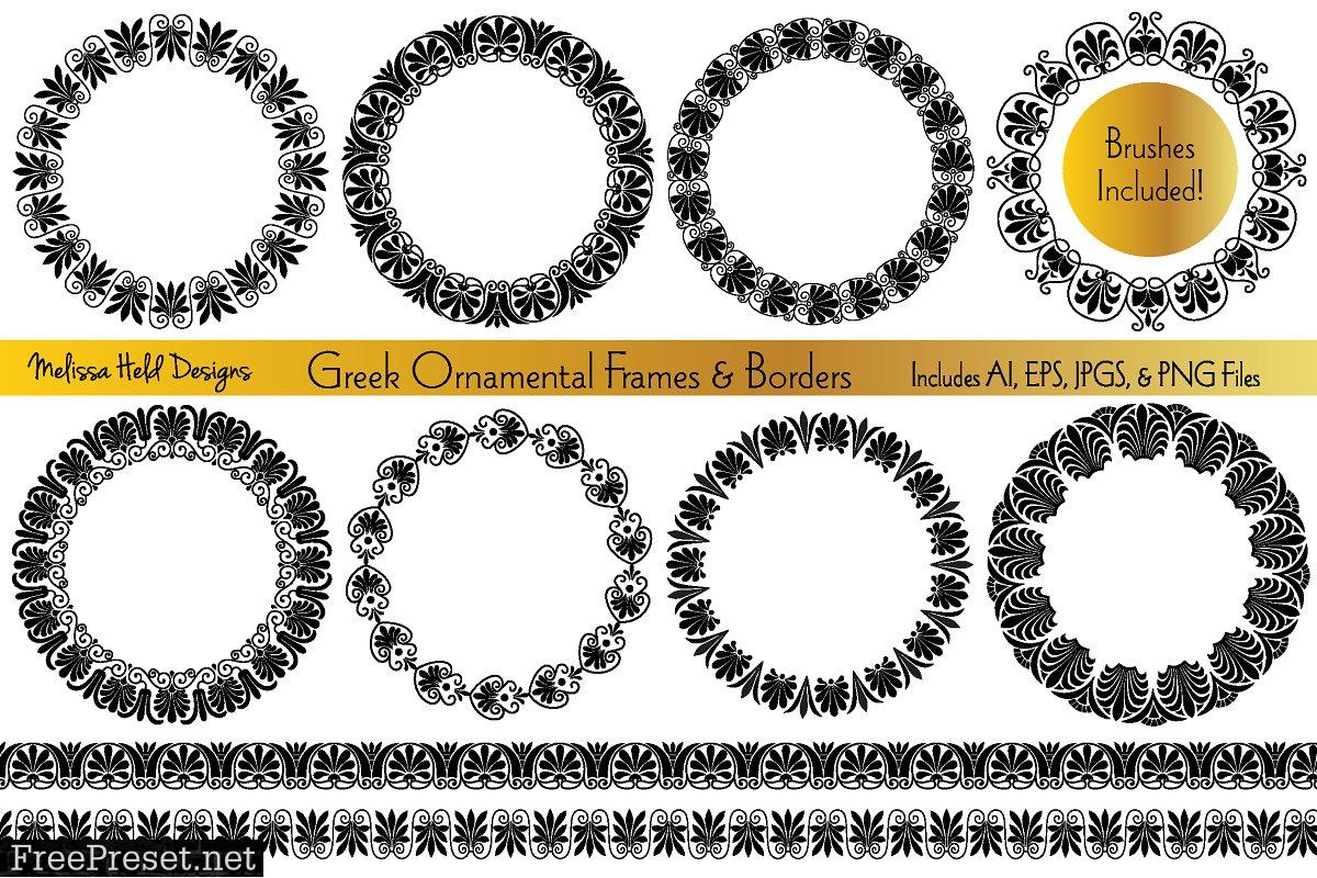 Greek Ornamental Frames & Borders