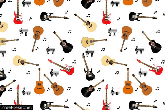 Guitars Pattern