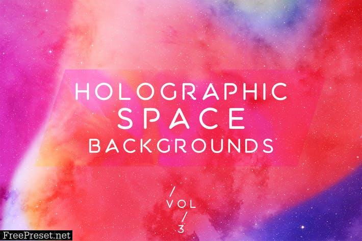 Holographic Space Backgrounds 3